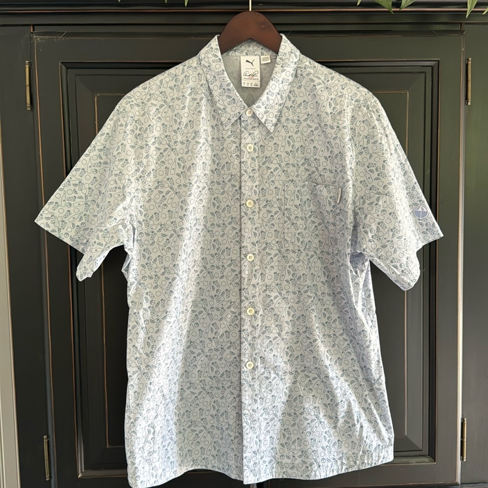 PUMA GOLF BUTTON-UP